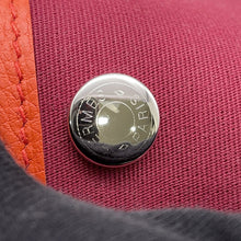 将图像加载到图库查看器中，HERMES Garden Party Rouge Grenat/Orange Poppy Toile H Negonda Leather Size TPM
