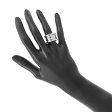 将图像加载到图库查看器中，BVLGARI B.Zero1 4-Band Ring Size 52/#12 18K White Gold
