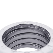 将图像加载到图库查看器中，BVLGARI B.Zero1 4-Band Ring Size 52/#12 18K White Gold
