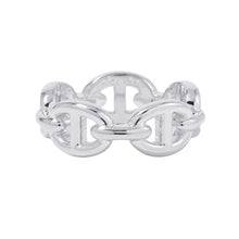 将图像加载到图库查看器中，HERMES Chaine d&#39;Ancre Anchene Ring Size PM/52/#12 SV925
