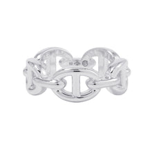 将图像加载到图库查看器中，HERMES Chaine d&#39;Ancre Anchene Ring Size PM/52/#12 SV925
