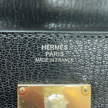 将图像加载到图库查看器中，HERMES Kelly wallet long to go Black Chevre Shamqila

