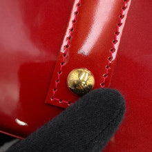 Load image into Gallery viewer, LOUIS VUITTON Alma VernisRayures Pomme D&#39;amour RayuresM91593 Monogram Vernis Leather Size BB
