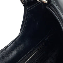 将图像加载到图库查看器中，PRADA Moon Re-Nylon 2way Handbag Black1BA381 Leather Nylon
