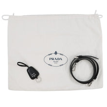 将图像加载到图库查看器中，PRADA Moon Re-Nylon 2way Handbag Black1BA381 Leather Nylon
