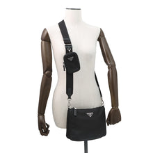Load image into Gallery viewer, PRADA Re-Nylon Shoulder Bag Black2VH113 Nylon Leather

