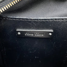 将图像加载到图库查看器中，MIUMIU Matelassé Round Shoulder Bag Black5BH191 Nappa Leather
