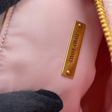 将图像加载到图库查看器中，MIUMIU Terrycloth mini bag Pink5NE841 Pile Leather
