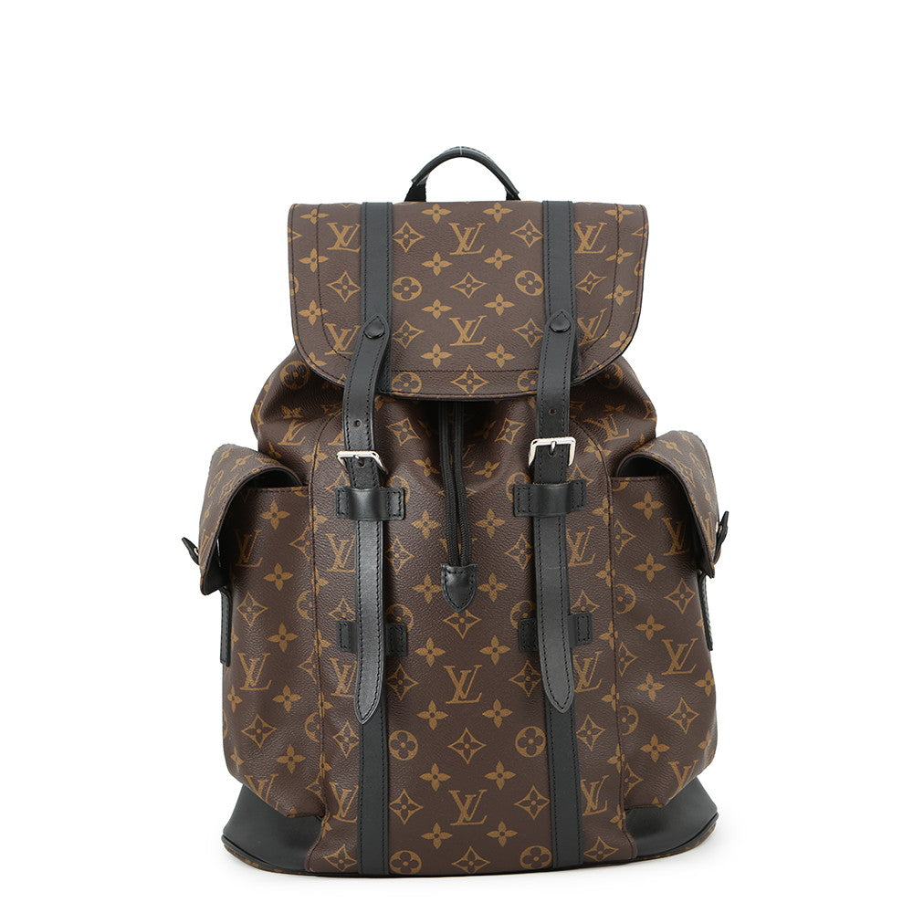 LOUIS VUITTON Christopher NoirM43735 Monogram Macassar Canvas Size MM