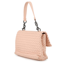 将图像加载到图库查看器中，Bottega Veneta INTRECCIATO Handbag Pink Leather
