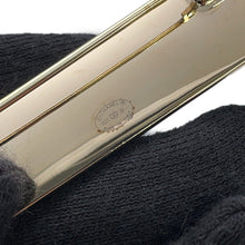 Load image into Gallery viewer, CHANEL Logo Brooch White/Black Metal
