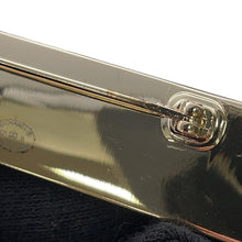 Load image into Gallery viewer, CHANEL Logo Brooch White/Black Metal
