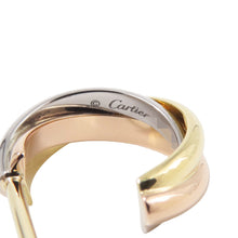 将图像加载到图库查看器中，CARTIER Trinity Earrings Size MiniB8301540 K18YG K18WG K18PG
