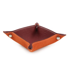 将图像加载到图库查看器中，HERMES Videpoches Tray Orange/Rouge H Felt Taurillon Clemence Size Mini
