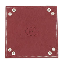 将图像加载到图库查看器中，HERMES Videpoches Tray Orange/Rouge H Felt Taurillon Clemence Size Mini
