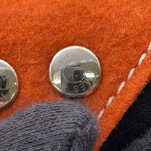 将图像加载到图库查看器中，HERMES Videpoches Tray Orange/Rouge H Felt Taurillon Clemence Size Mini
