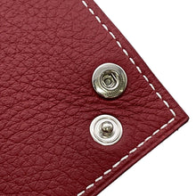 将图像加载到图库查看器中，HERMES Videpoches Tray Orange/Rouge H Felt Taurillon Clemence Size Mini
