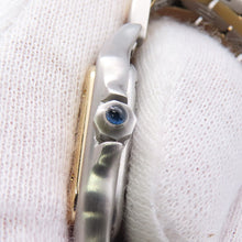 将图像加载到图库查看器中，CARTIER PANTHERE SM 2 Row W22mm × H30mm Stainless Steel K18YG Ivory DialW25029B6
