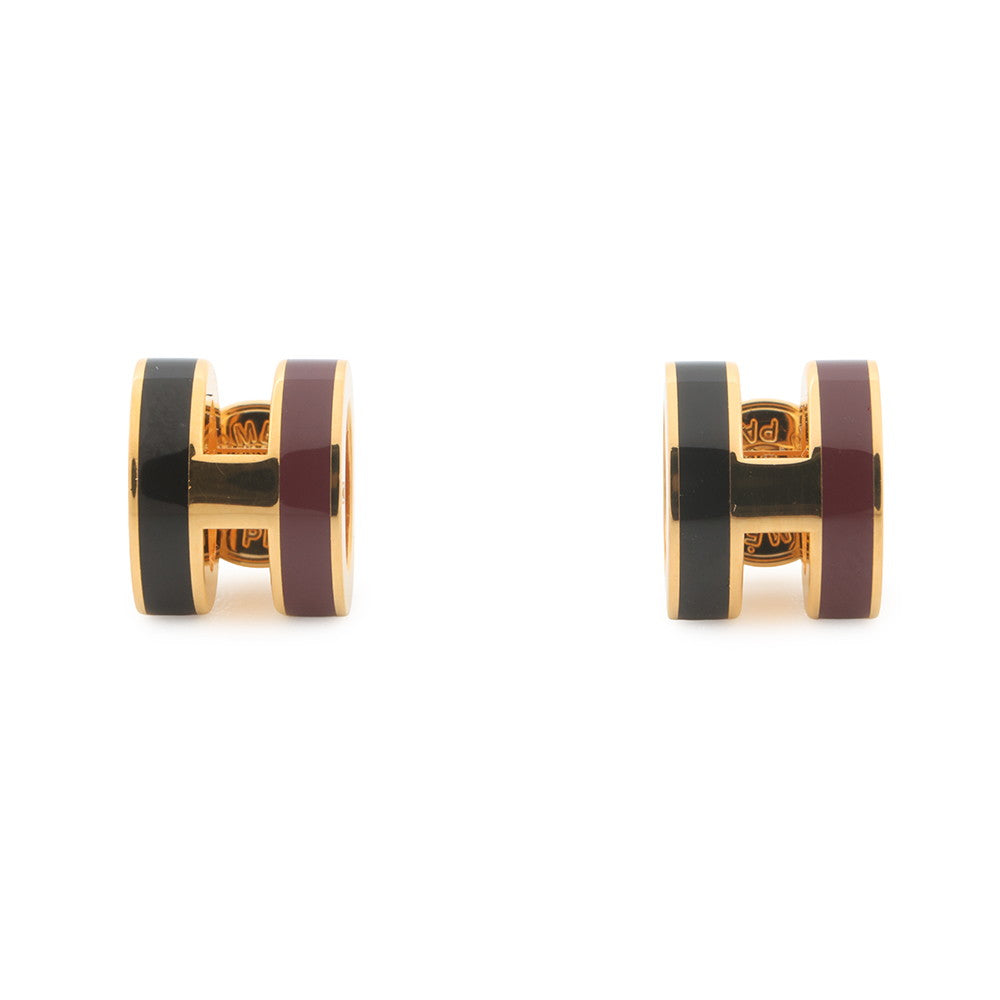 HERMES HERMES Pop Ash Earrings Size Mini Galaxy Metal Lacquer