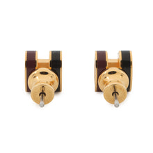 将图像加载到图库查看器中，HERMES HERMES Pop Ash Earrings Size Mini Galaxy Metal Lacquer
