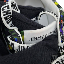 将图像加载到图库查看器中，JIMMY CHOO HAWAII Flower Pattern Low-Cut Sneakers MulticolorJ00013404535 Nylon Size 35
