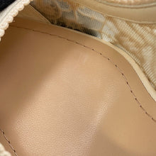 将图像加载到图库查看器中，Dior Slingback Pumps Off-white Leather Canvas Size 39
