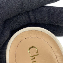 将图像加载到图库查看器中，Dior Slingback Pumps Off-white Leather Canvas Size 39
