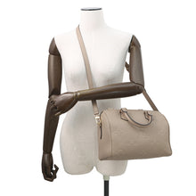 将图像加载到图库查看器中，LOUIS VUITTON Speedy Bandouliere TourterelleM59273 Monogram Empreinte Leather Size 25
