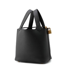Load image into Gallery viewer, HERMES Picotin Lock Black Taurillon Clemence Size PM
