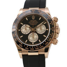 将图像加载到图库查看器中，ROLEX Cosmograph Daytona W40mm K18PG Oyster flex Bright Black/Sandust Dial126515LN
