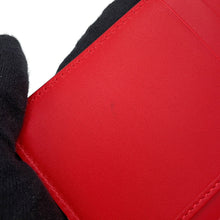 将图像加载到图库查看器中，Christian Louboutin Paloma Bifold Wallet Long Clothes Black/Red3195086 Leather/Rubber
