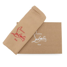 将图像加载到图库查看器中，Christian Louboutin Paloma Bifold Wallet Long Clothes Black/Red3195086 Leather/Rubber
