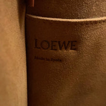 将图像加载到图库查看器中，LOEWE Anagram Gate Bucket Shoulder Bag Light Blue/Brown309.22BZ57 Leather
