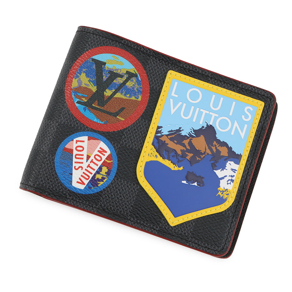 LOUIS VUITTON Portefeuille Multiple NoirN60097 Damier Graphite