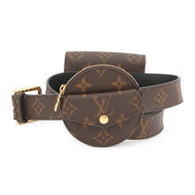 将图像加载到图库查看器中，LOUIS VUITTON Belt・Daily Multi Pocket Size 80/32 BrownM0236W Monogram
