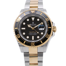 将图像加载到图库查看器中，ROLEX Sea-Dweller W43mm Stainless Steel K18YG Black Dial126603
