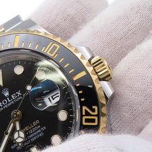 将图像加载到图库查看器中，ROLEX Sea-Dweller W43mm Stainless Steel K18YG Black Dial126603
