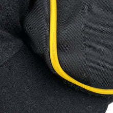 将图像加载到图库查看器中，FENDI Strike Pecan Backpack Black/Yellow7VZ056 Nylon Leather Size Large
