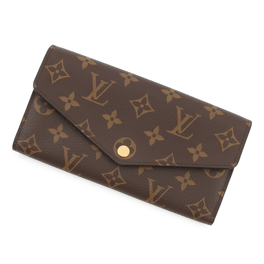 LOUIS VUITTON Portefeuille Sarah FuchsiaM62234 Monogram