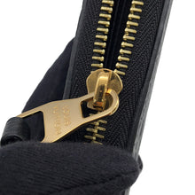 将图像加载到图库查看器中，LOUIS VUITTON Zippy Wallet NoirM61864 Monogram Empreinte Leather
