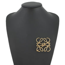 将图像加载到图库查看器中，LOEWE Anagram Brooch Gold111.25.020 Metal
