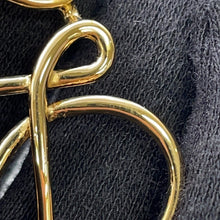Load image into Gallery viewer, LOEWE Anagram Brooch Gold111.25.020 Metal
