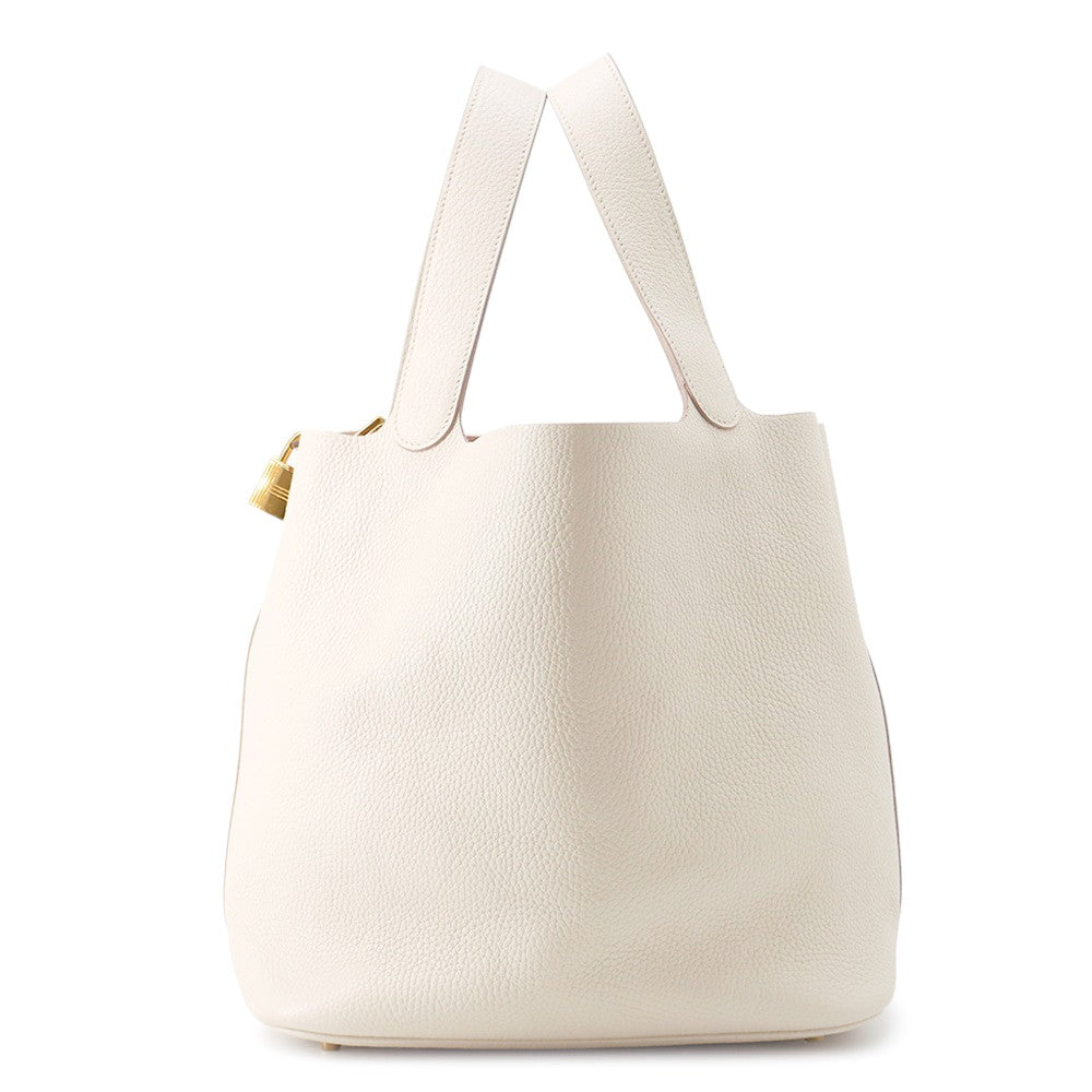 HERMES Picotin Lock Beton Taurillon Clemence Size GM