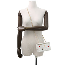 将图像加载到图库查看器中，CHANEL Matelasse Vanity Trump Chainshoulder Bag WhiteAP3079 Caviar Leather
