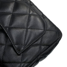 Load image into Gallery viewer, CHANEL Matelasse Small Flap Bag BlackAS3214 Lambskin
