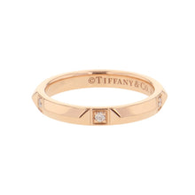 将图像加载到图库查看器中，TIFFANY&amp;Co. True Band Diamond Ring Size Approximately 8th67134214 18K Pink Gold
