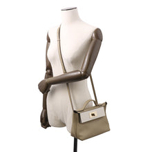 将图像加载到图库查看器中，HERMES 24/24 Sac Van Quatre Beige Marfa/Gris Pale Evercolor Swift Leather Size Mini
