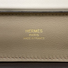 将图像加载到图库查看器中，HERMES 24/24 Sac Van Quatre Beige Marfa/Gris Pale Evercolor Swift Leather Size Mini
