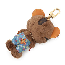 将图像加载到图库查看器中，LOUIS VUITTON Bag Charm・LV Louis Bear Brown/BlueM03178 Fake fur
