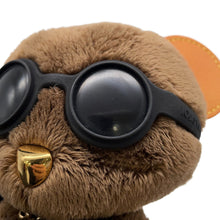 将图像加载到图库查看器中，LOUIS VUITTON Bag Charm・LV Louis Bear Brown/BlueM03178 Fake fur
